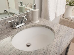 undermount porcelain vanity sink