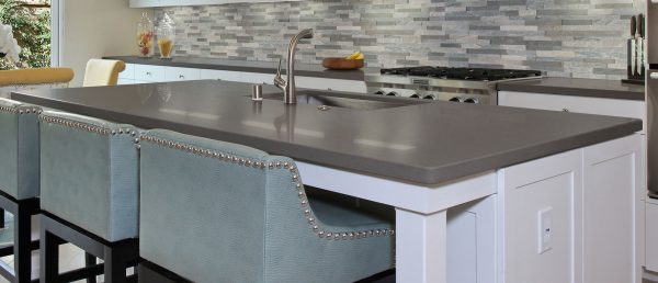 Q Premium Iced Gray Quartz Countertops